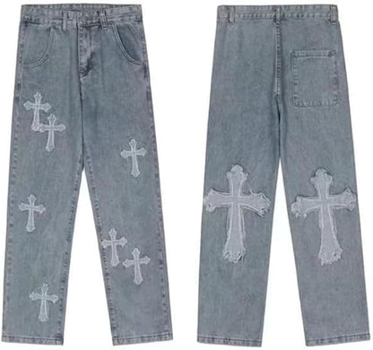 Republic Co. Cross Baggy Denim Jeans